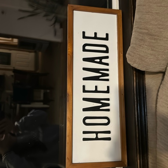 Homemade sign approx 8" x 30" - Picture 1 of 1